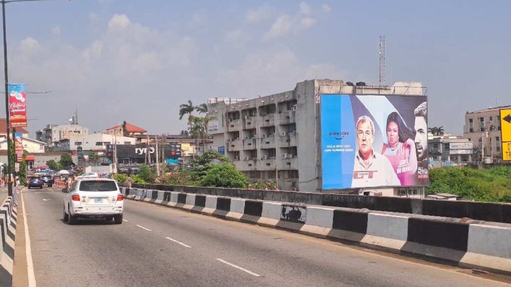 Mega Wall Drape Billboard at Opebi Link Bridge Ikeja, Lagos