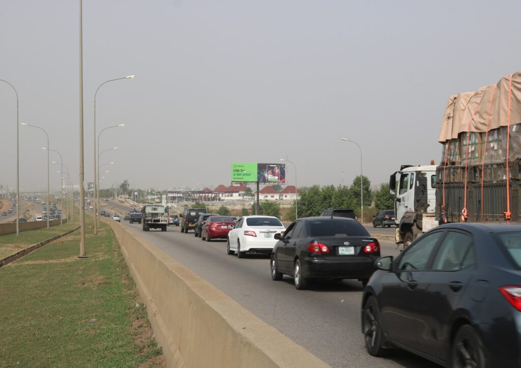 Static Unipole Billboard At Airport Road By Lugbe Dan Oil, Abuja