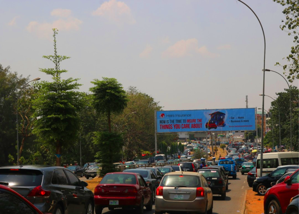 Gantry Billboard By Herbert Macaulay Way Wuse Market, Abuja