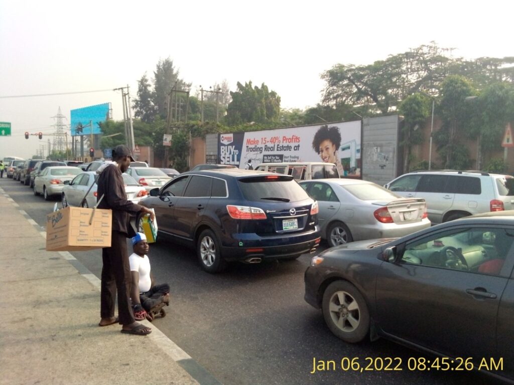 Front Lit Billboard At St. Agnes Catholic Church Wall Maryland, Lagos