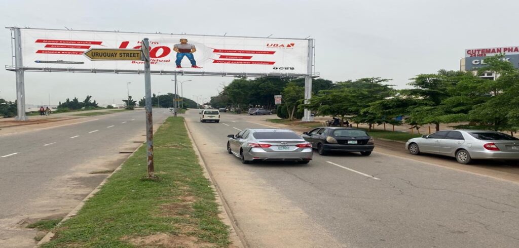 Static Gantry Billboard By Aminu Kano Wuse 2, Abuja