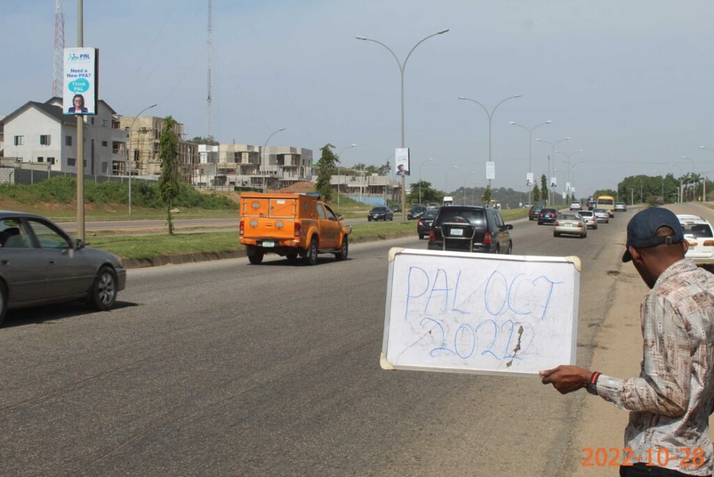 Lamp Pole At Maraba Nyanyan Expressway By Abacha Barracks, Abuja