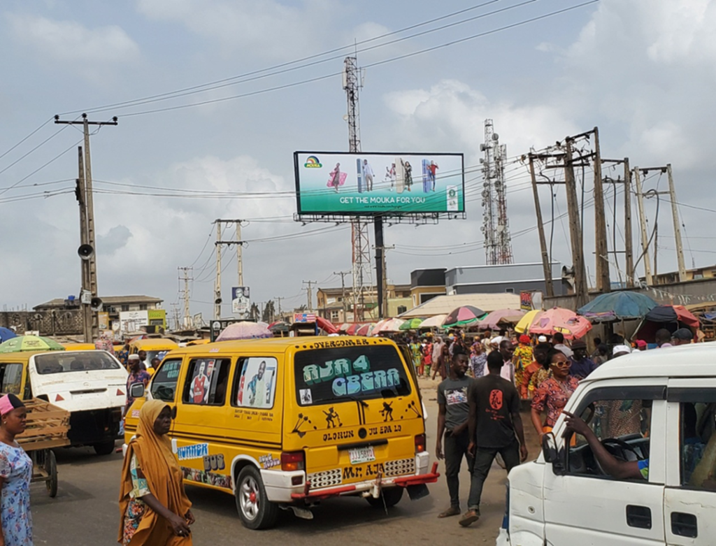 Unipole Billboard At Igando, Lagos