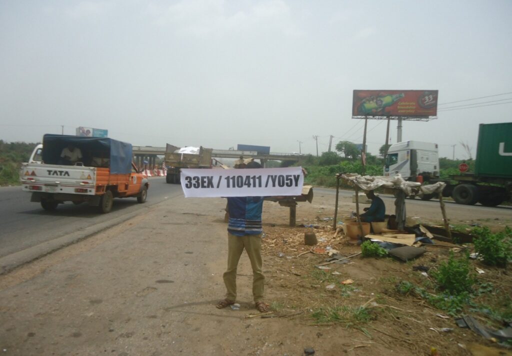 2-Sided Unipole Billboard By Shagamu Interchange Lagos-Ibadan Expressway, Ogun