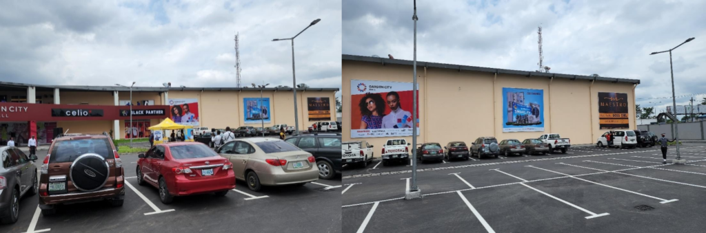 Backlit Billboard At Garden City Mall, Port Harcourt