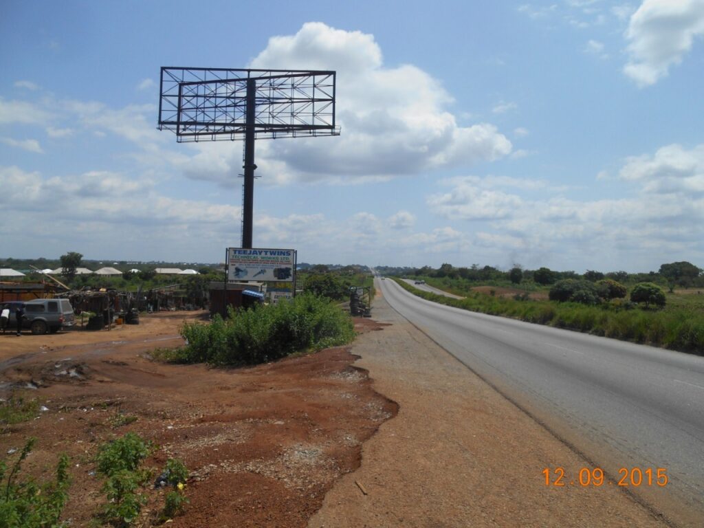 Double-Sided Unipole Billboard By Irepodun Owode Onirin Along Airport Road, Ilorin