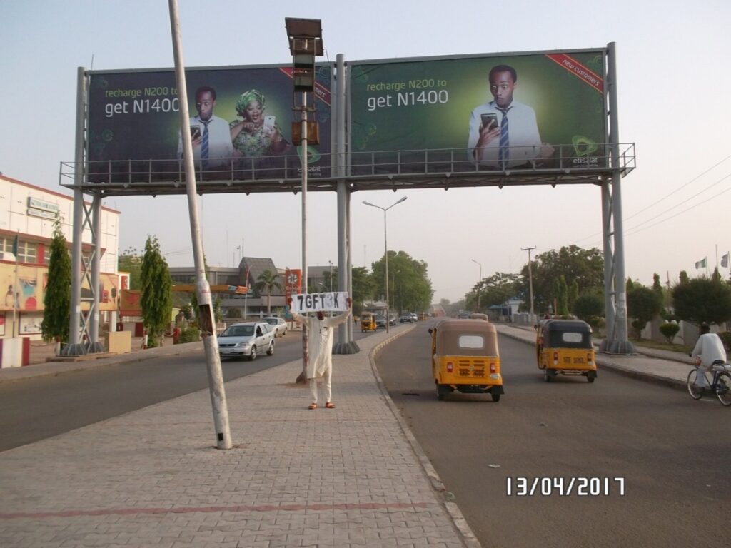 Gantry Billboard By First Bank Along Sanni Abacha Way, Kano