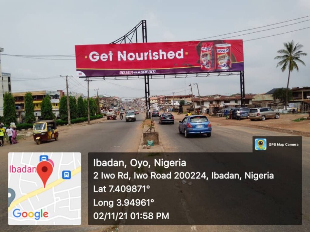 Gantry Billboard Ojodu Bus-stop Along Iwo Road, Ibadan
