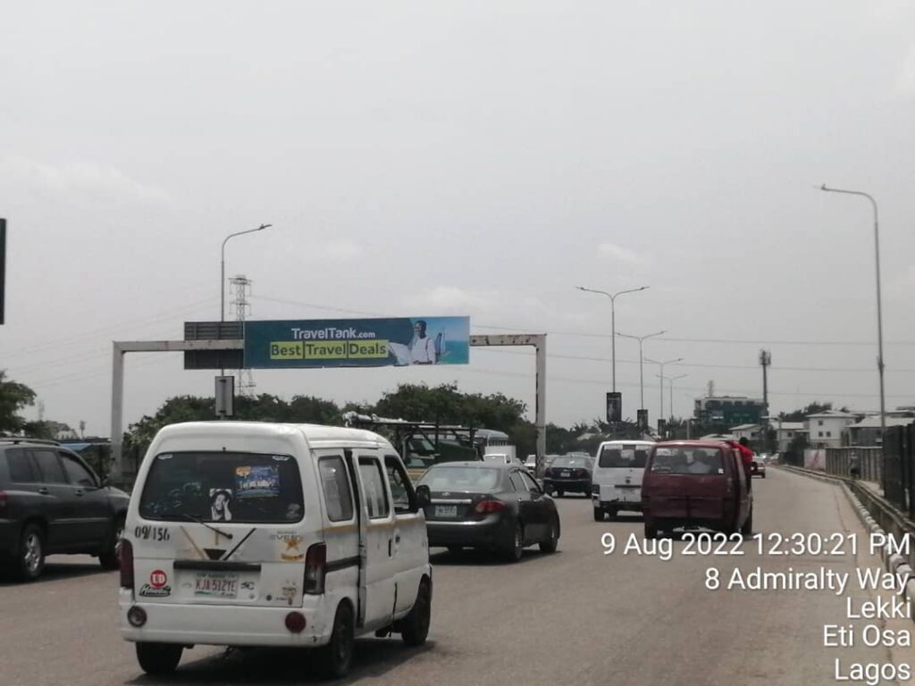 Half Gantry Billboard After Toll-Booth Lekki-Epe Expressway, Lagos