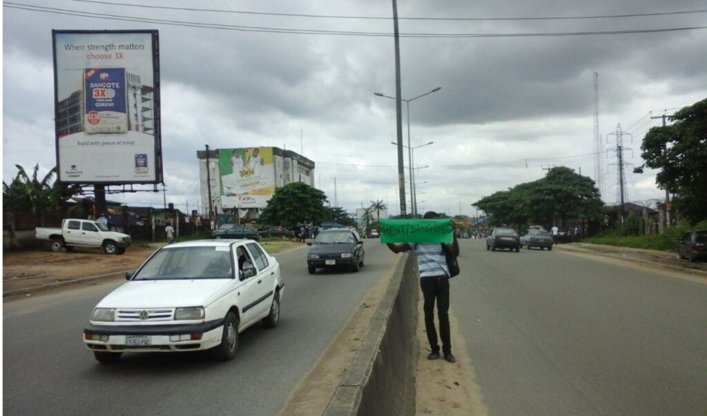 Portrait Billboard Aba Port-harcourt Road By Rumukurushi Market Junction, Port-harcourt