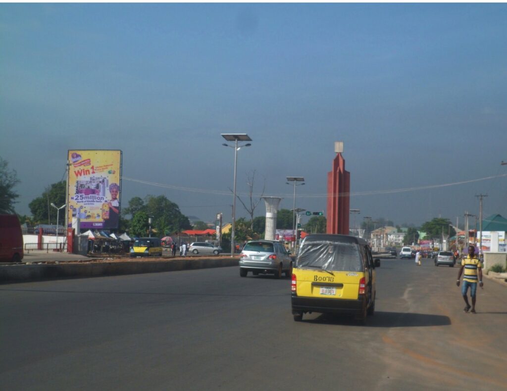 Portrait Billboard By IMSU Roundabout FTT Owerri, Imo-state