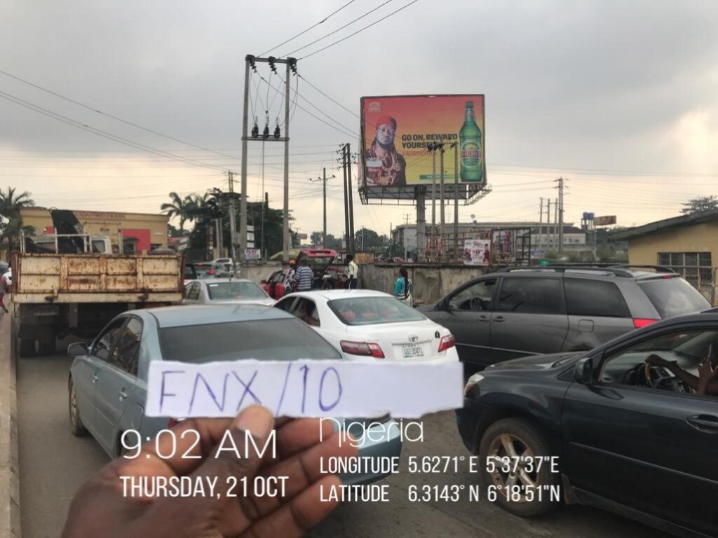 Portrait Billboard By KADA Along Benin-Sapele Road, Benin