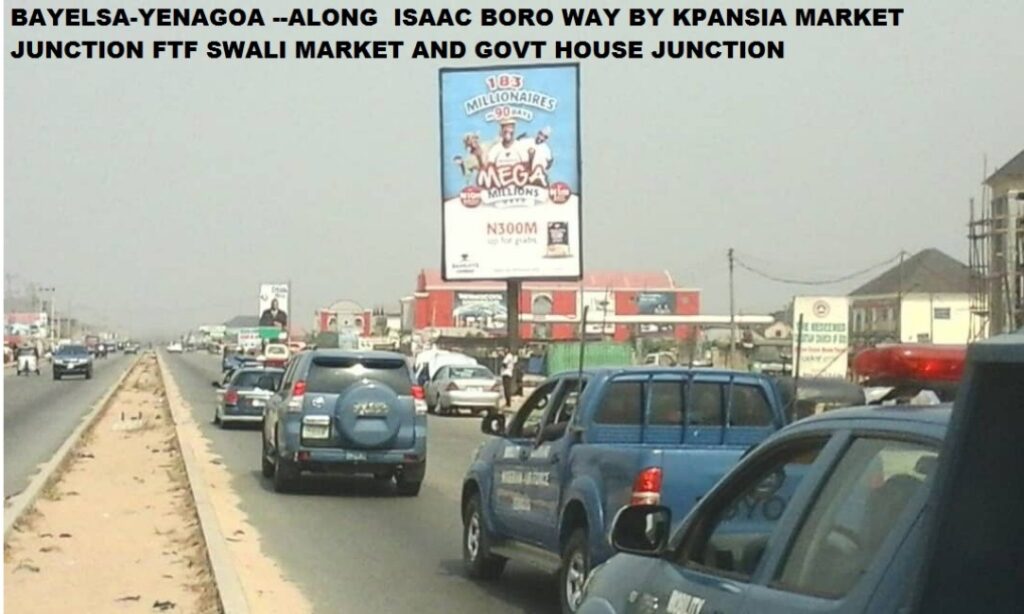 Portrait Billboard By Kpansia Market Junction, Bayelsa