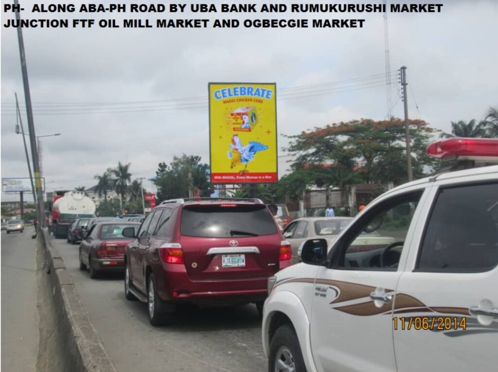 Portrait Billboard By Rumukurushi Market Junction Aba-Port-Harcourt Road, Port-harcourt