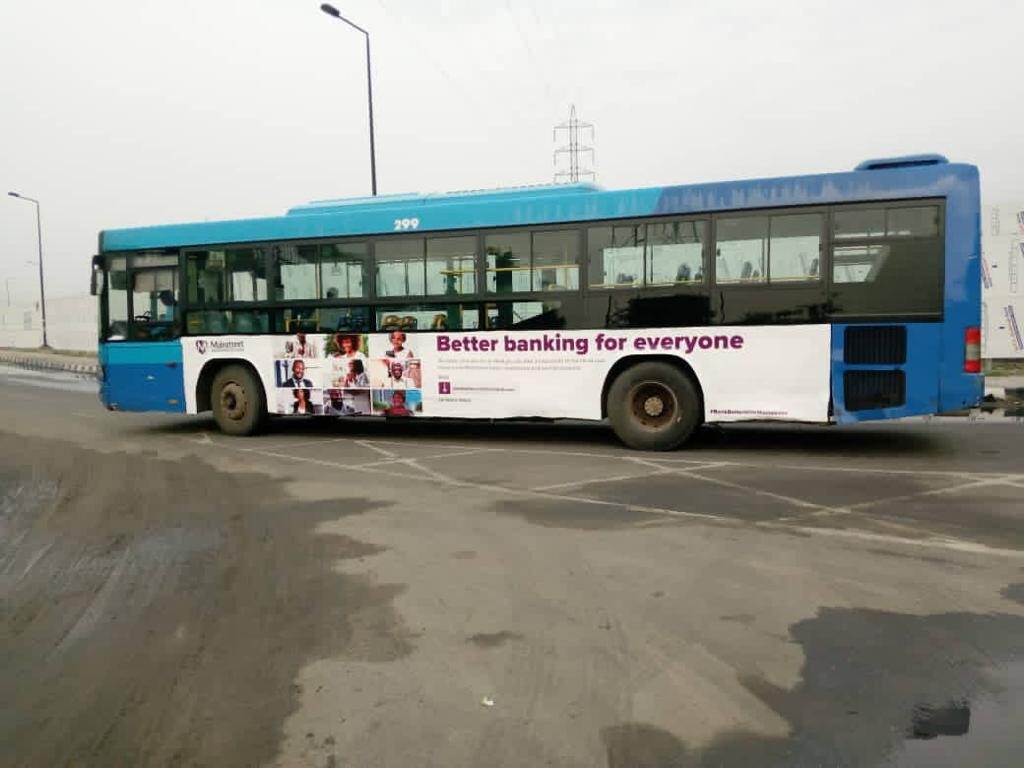 brt bus advertising in lagos nigeria