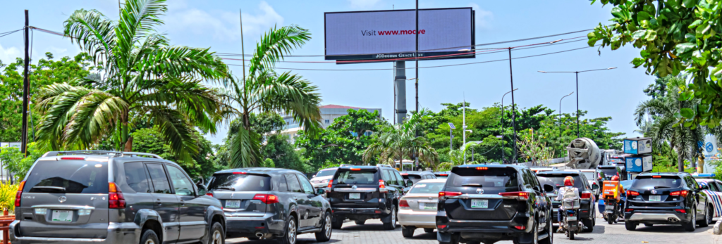 Unipole Billboard At Falomo Ikoyi, Lagos
