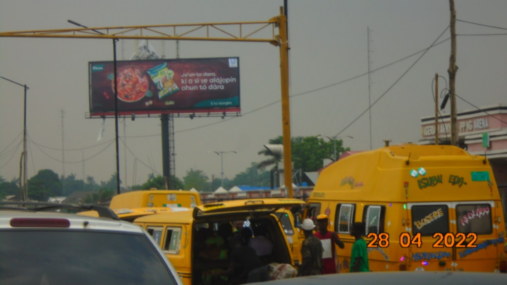 Unipole Billboard By ARENA Market Agege Motor Road Oshodi, Lagos