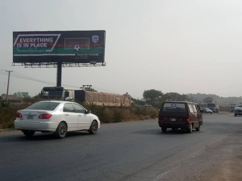 Unipole Billboard By Madalla Zuma Rock FTT Abuja