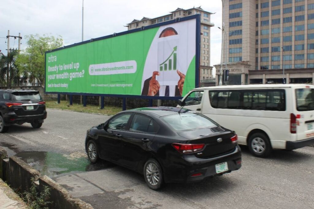 Wall Panel Billboard At Abila Abiodun Way Ozumba Mbadiwe V.I, Lagos