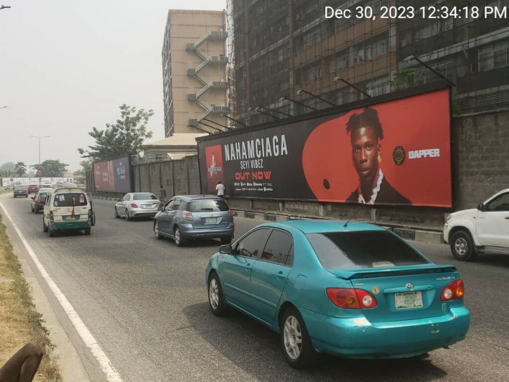 Wallmount Billboard By 1004 Building Ozumba Mbadiwe Road V.I, Lagos
