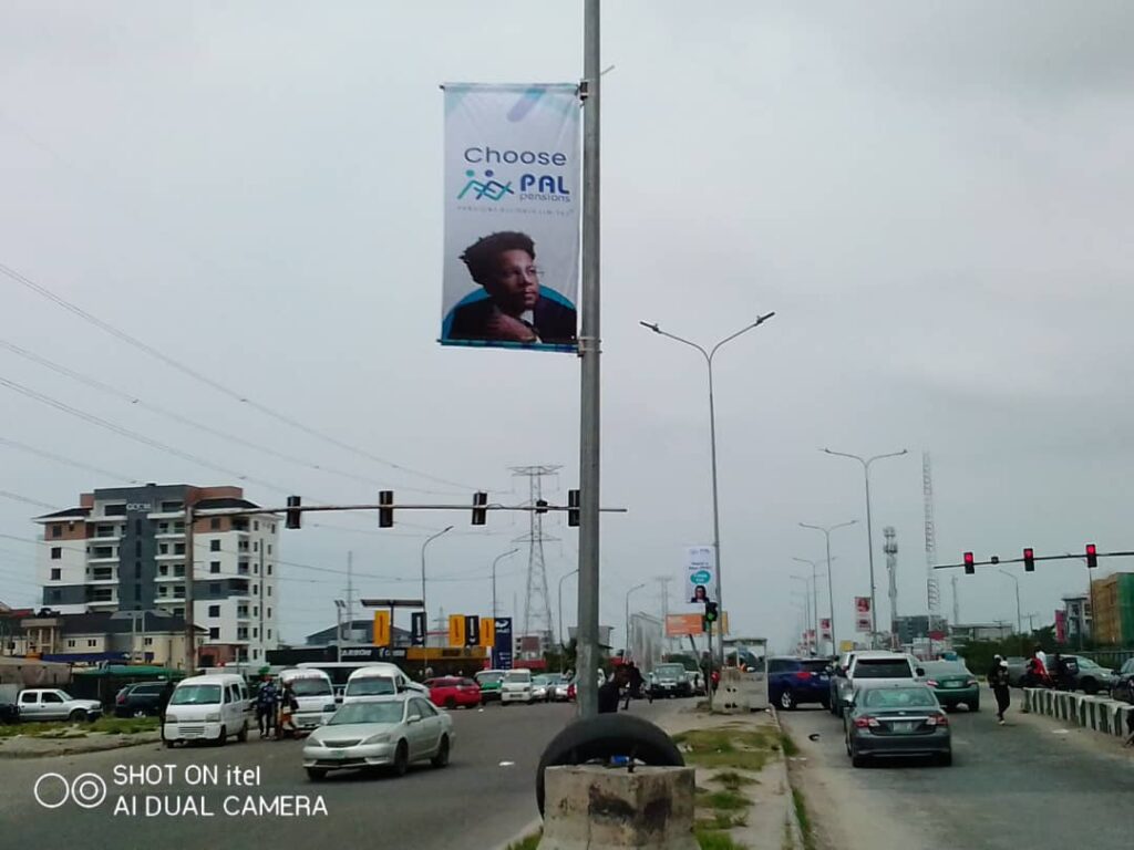 Lamp poles By 3rd - 4th roundabout, Lekki-Epe Expressway, Lagos