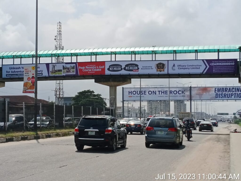 Bridge Panel Billboard Near Ikate Lekki-Epe Expressway FTF V.I