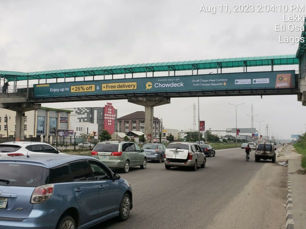Bridge Panel Billboard Near Marwa Lekki-Epe Expressway FTF V.I