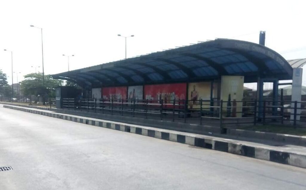 Bus Shelter Branding At Owode Onirin Bus-stop Ikorodu Road, Lagos