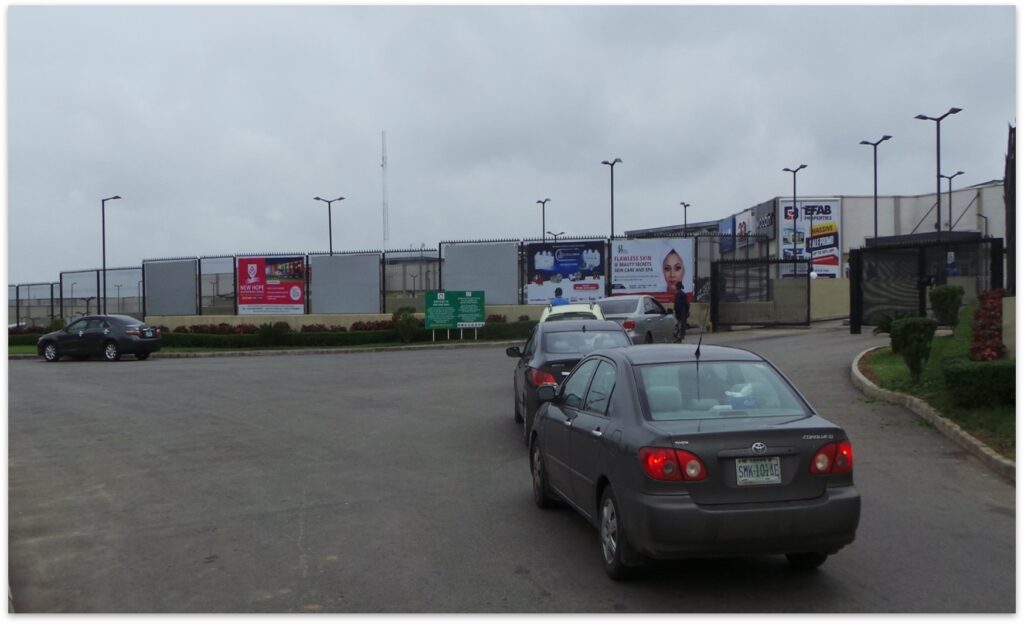 Fence Drape By JABI Lake Mall, Abuja
