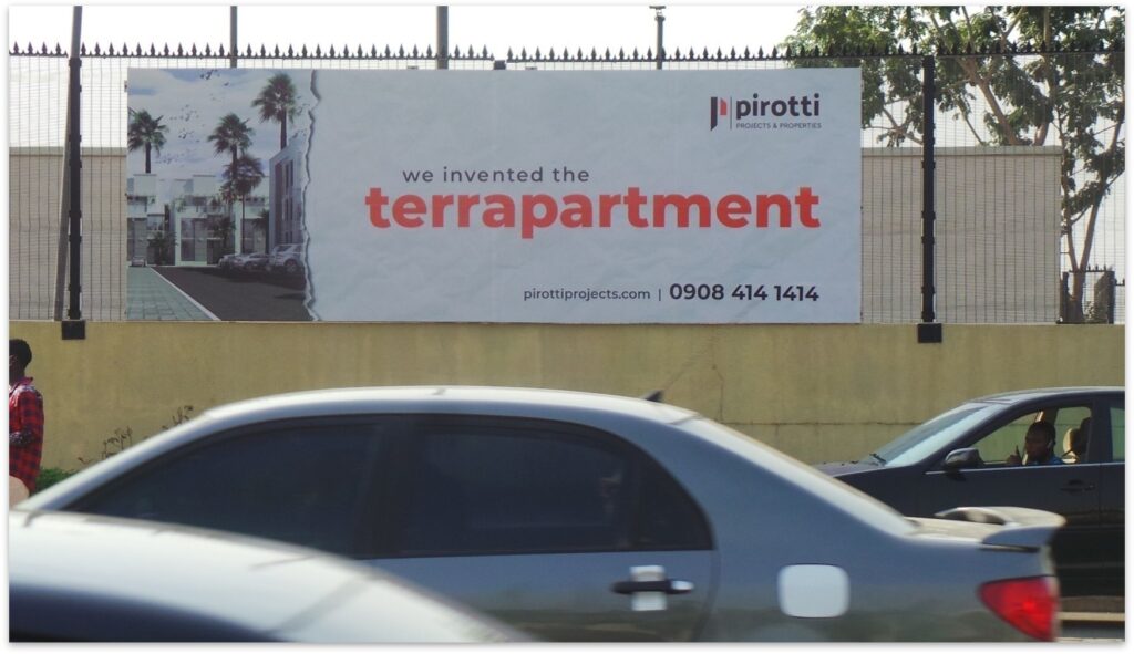 Fence Drape By JABI Lake Mall2, Abuja