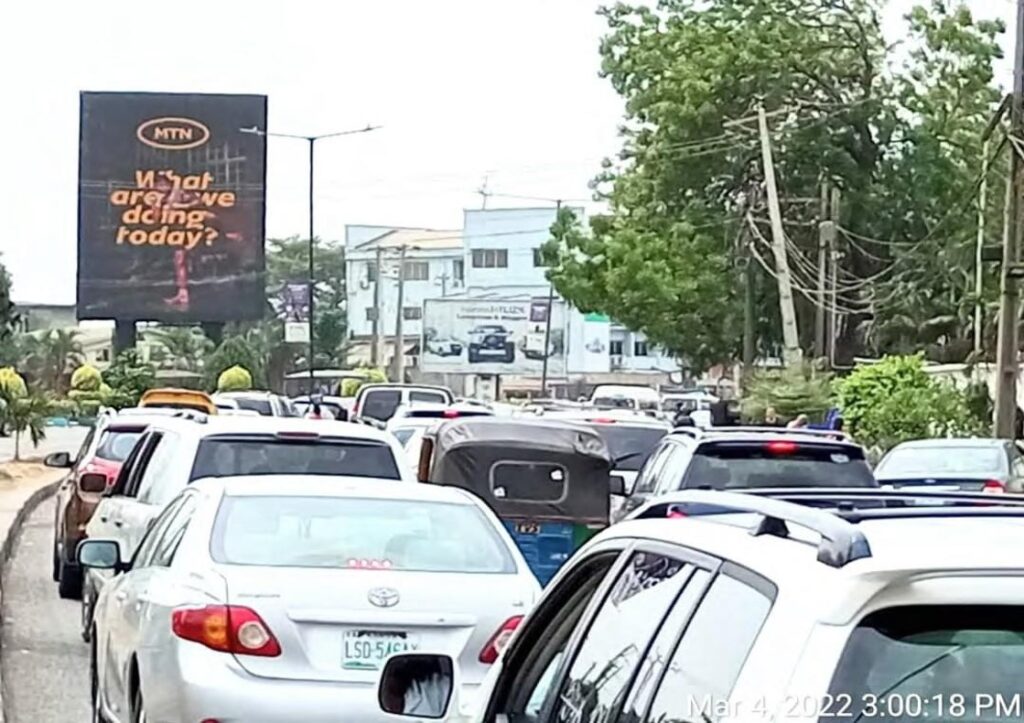 LED Billboard At Mobolaji Bank Anthony Way Inside The Army Cantonment, Ikeja