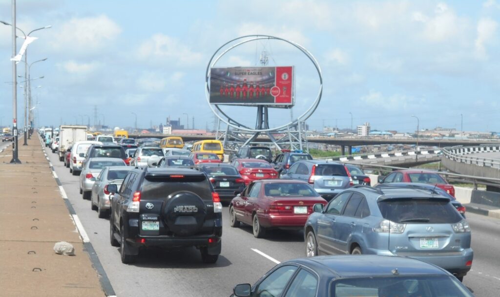 LED Billboard By Adekunle Along Third Mainland Bridge, Lagos