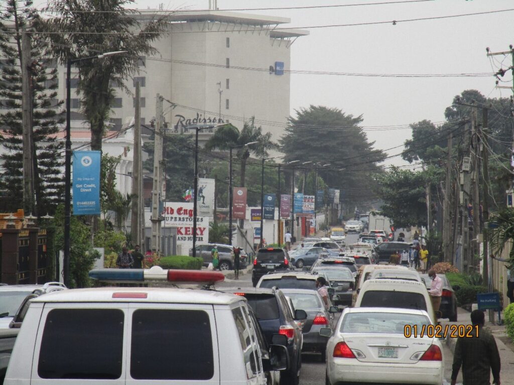 Lamp poles Along Isaac John Street GRA Ikeja, Lagos