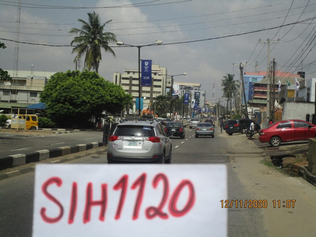 Lamp poles Along Opebi Road Ikeja, Lagos
