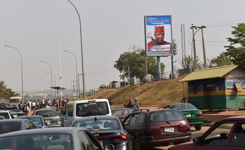 Portrait Billboard At Moshood Abiola Way By Area1 Roundabout, Abuja