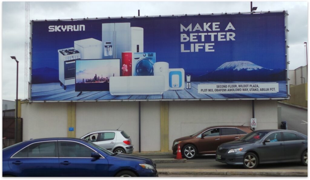 Wall Drape At JABI Lake Mall, Abuja