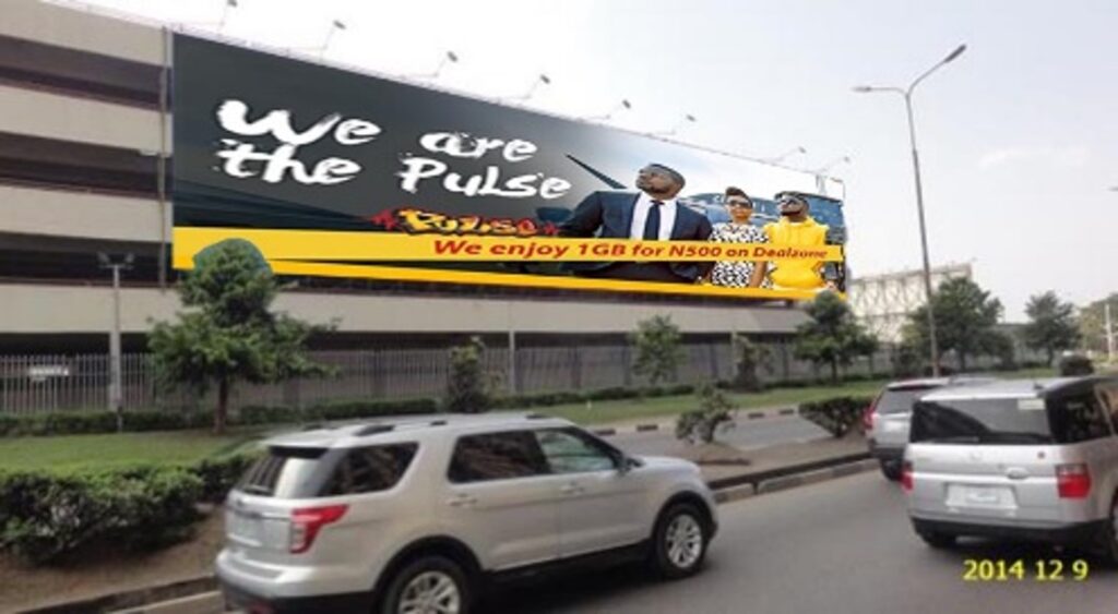 Wall Drape On Multi-Storey Car Park, Lagos FTF Along MMA2/MMA1