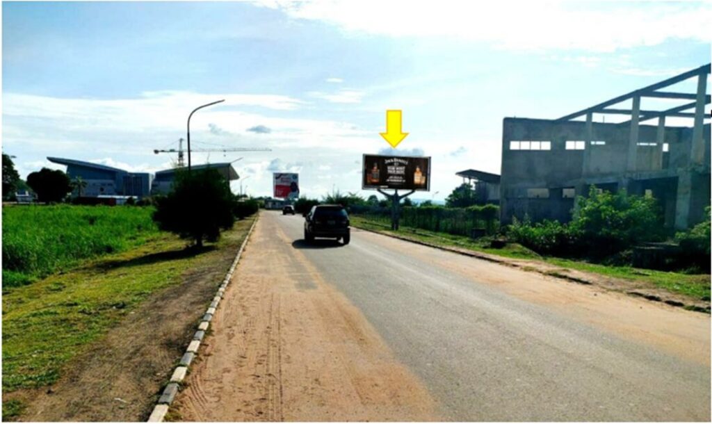 Backlit Billboard Before Exit Junction Enugu Airport, Enugu