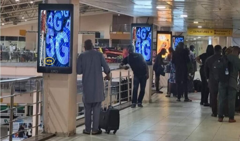 Digital Screens At Murtala Muhammed Airport2 Ikeja, Lagos