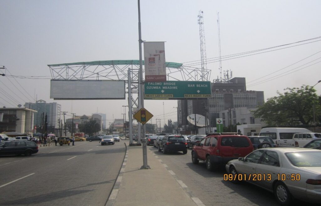 Gantry Billboard At Adeola Odeku Victoria Island, Lagos