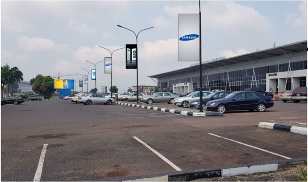 Lamp poles Along The Access Roads And Forecourt Of The Terminal Enugu Airport, Enugu