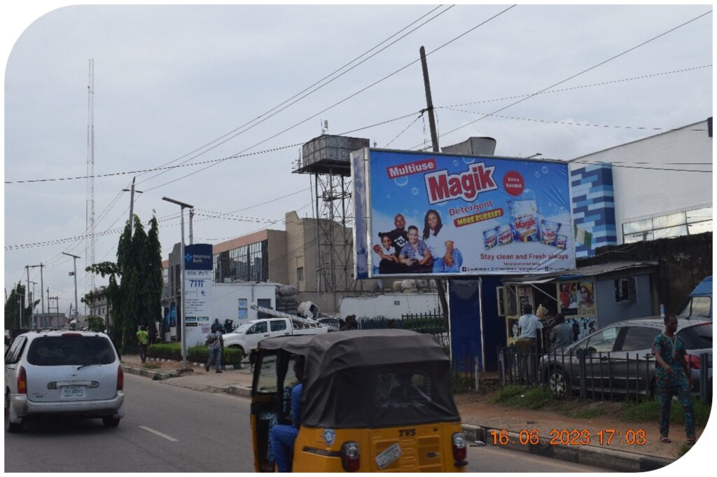 Light Box Billboard At Oregun Road By Keystone Bank Oregun, Lagos