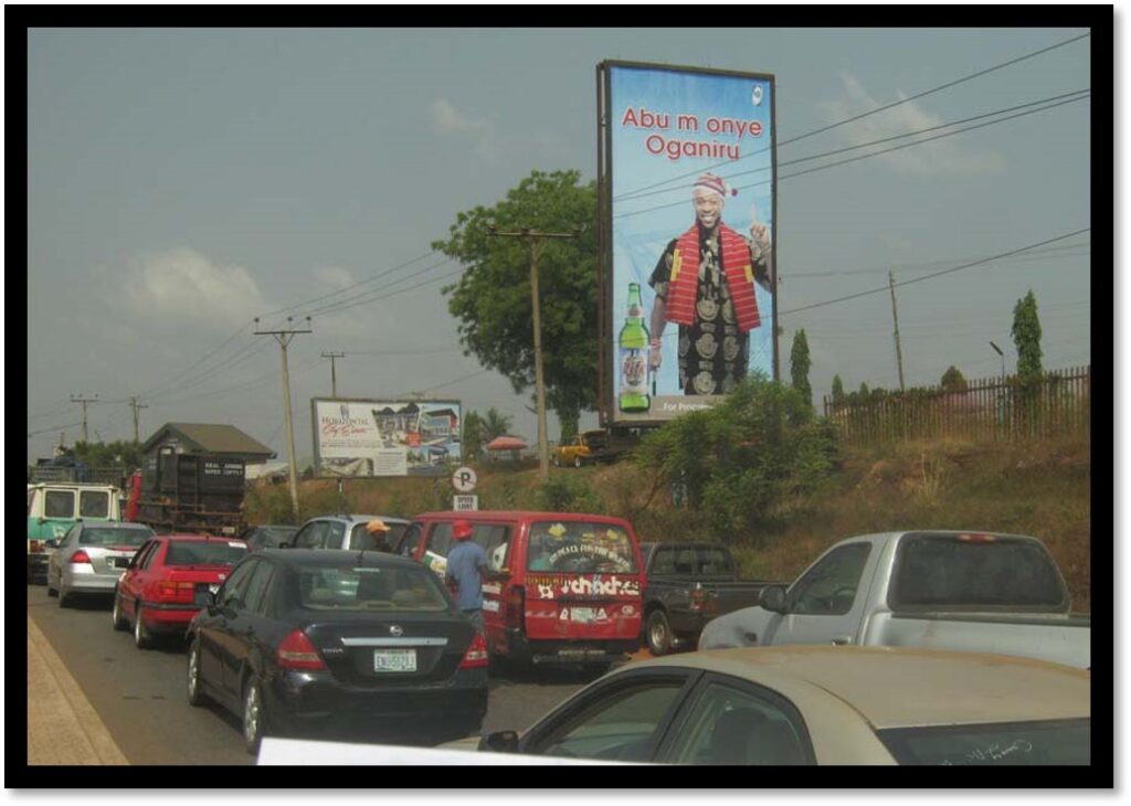 Portrait Billboard At Airport Road By Police Command, Enugu