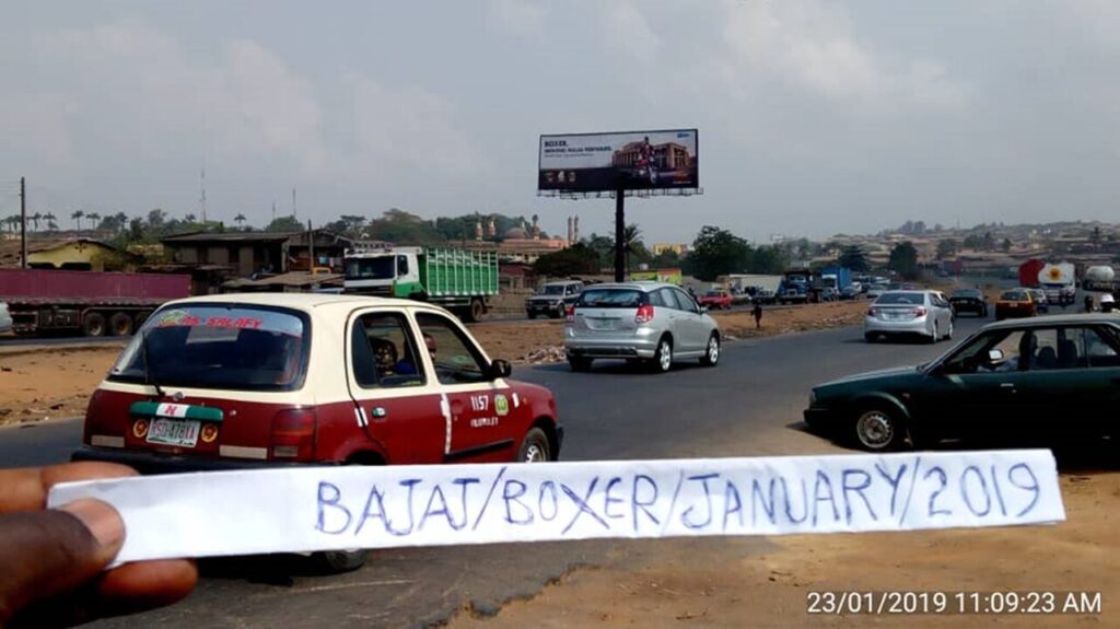 Unipole Billboard At Lagos-Ibadan Expressway By Oremeji Bus Stop, Ibadan