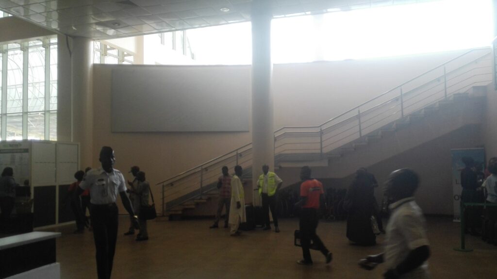 Wall Panel By Escalator From Check In Area To Departure Area MMA2, Lagos
