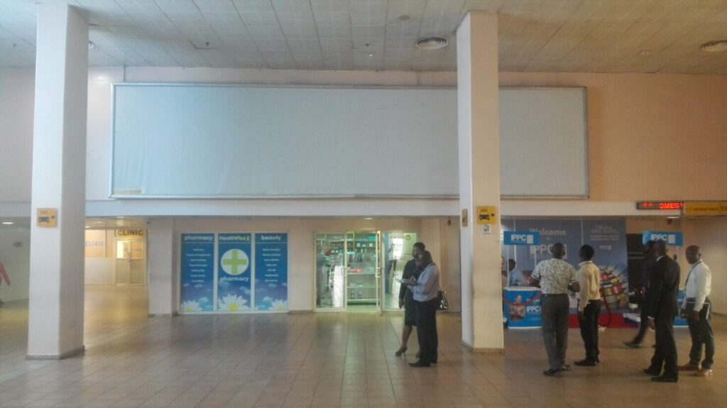 Wall Panel By Health Plus At Arrival Area MMA2, Lagos