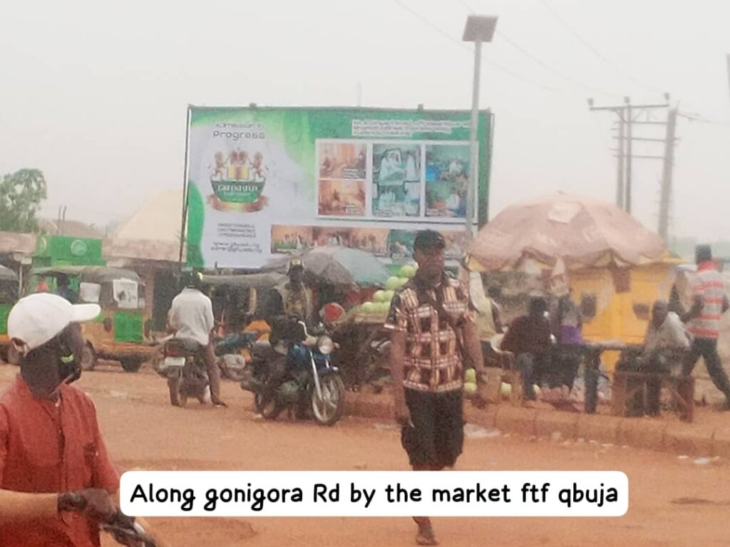 48 Sheet Billboard At Gonigora Road By the Market FTF Abuja, Kaduna