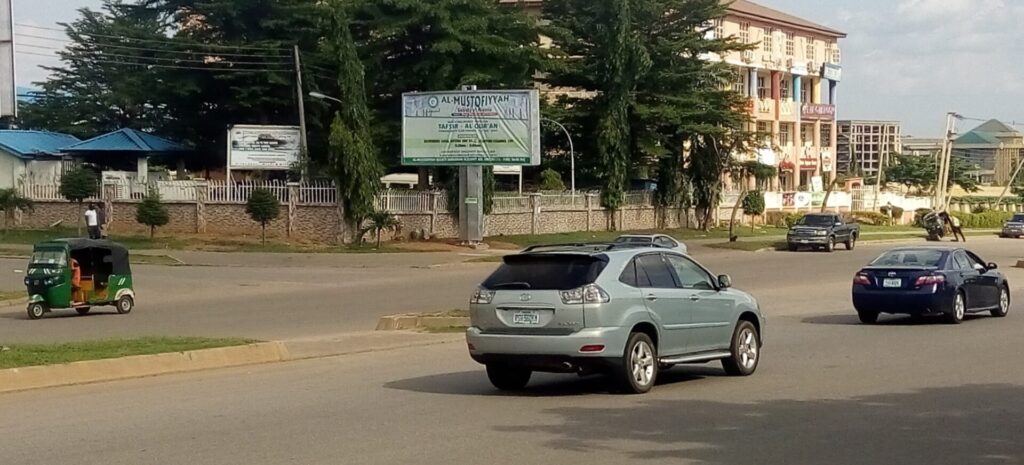 Backlit Billboard At Ibrahim Waziri Junction, Abuja