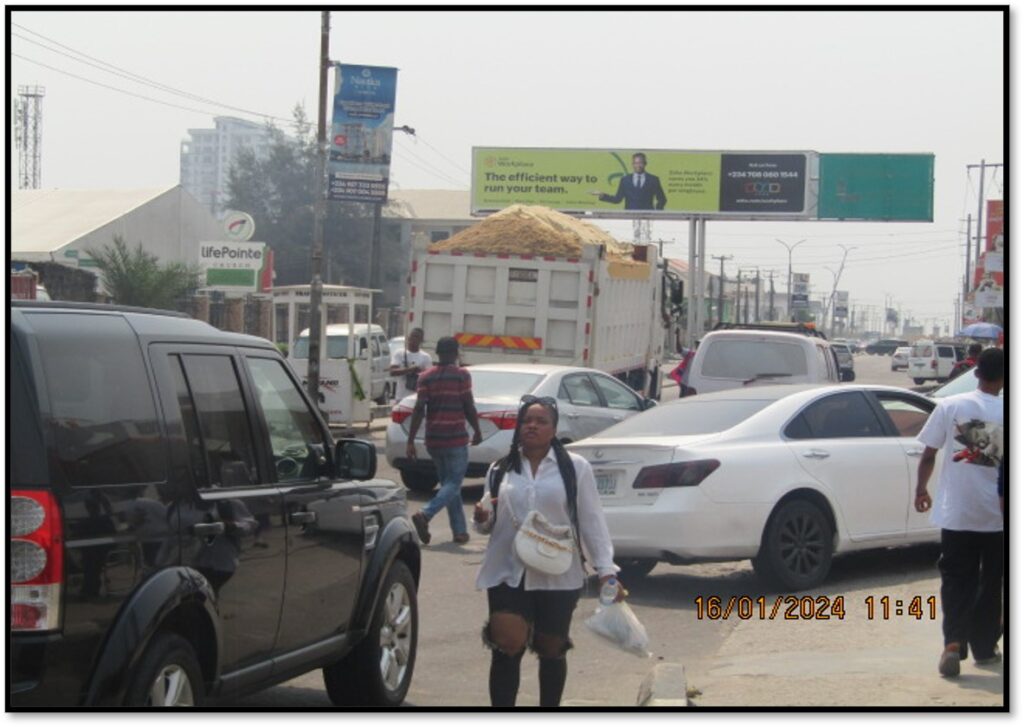 Gantry Billboard At Marwa Lekki Phase2, Lagos