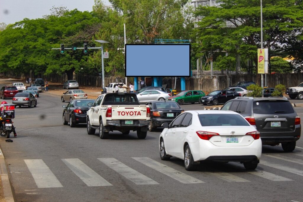 LED Billboard At IBB Way By Ademola Adetokunbo Junction Wuse 2, Abuja